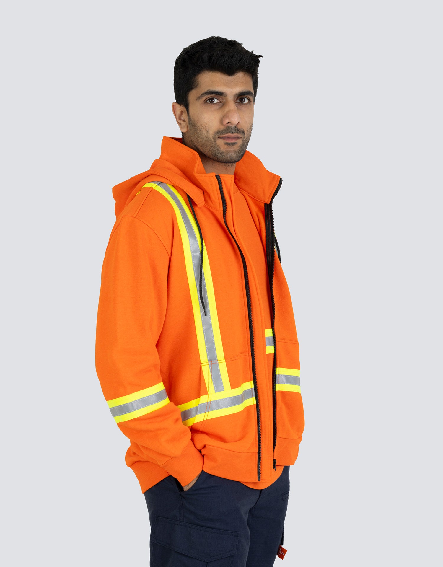 Latoplast - Inherent Flame-Resistant 12oz Fleece Hoodie with Detachable Hood - Image 3