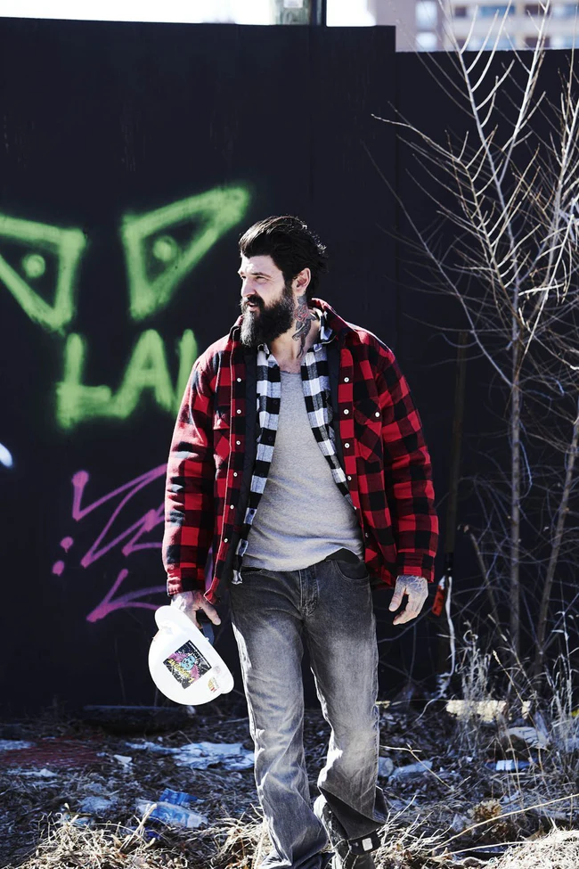 Forcefield - Red Buffalo Plaid Quilt-Lined Flannel Shirt Jacket - Image 4