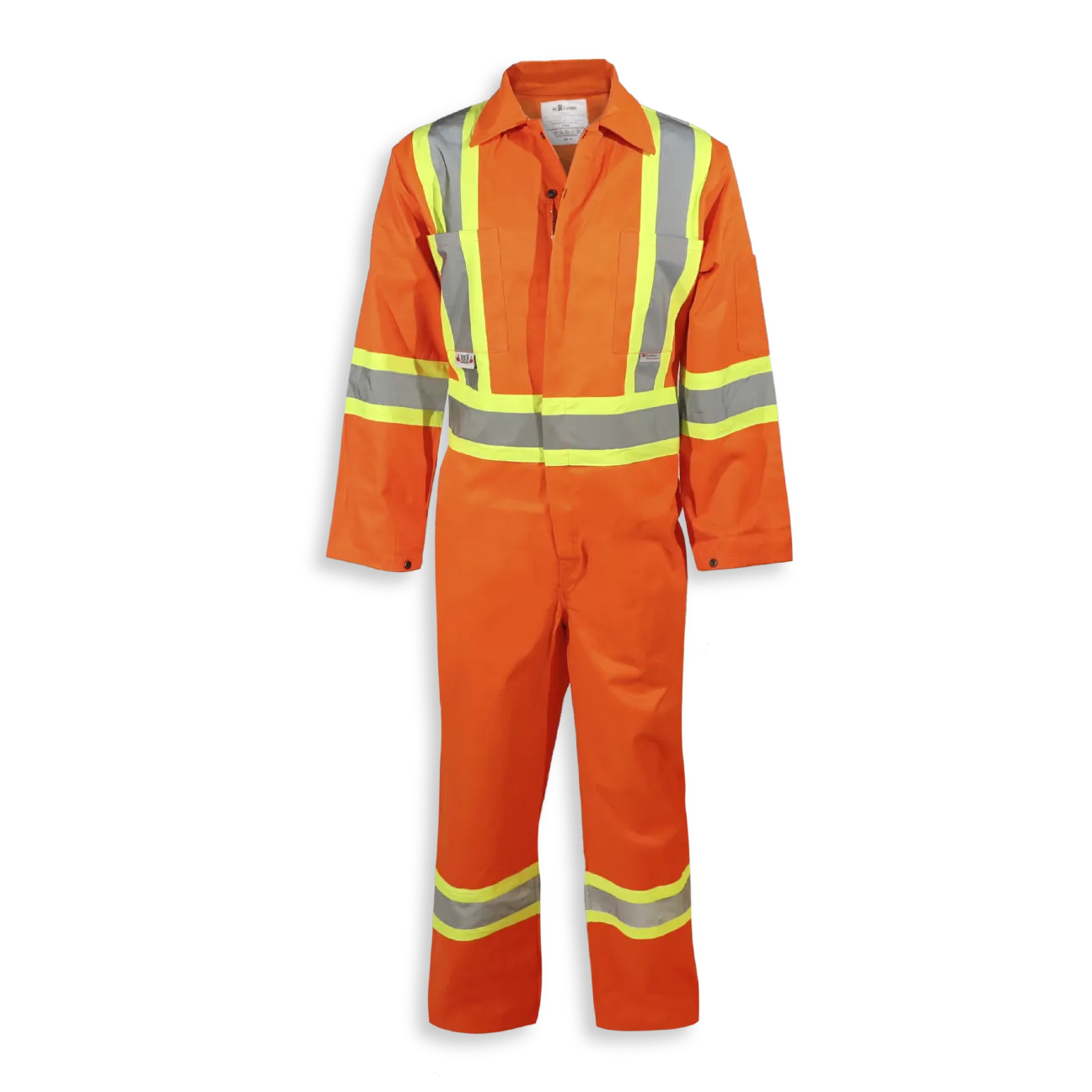 BigKClothing - BK1700 Orange 100% Cotton Safety Coverall