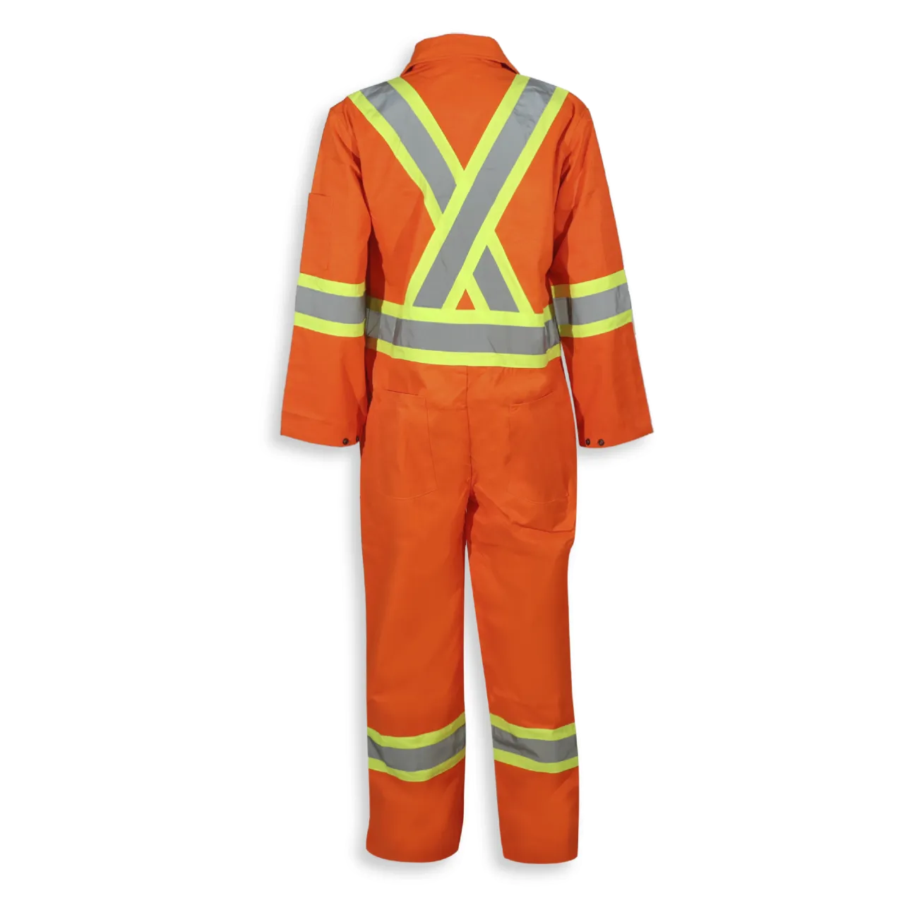 BigKClothing - BK1700 Orange 100% Cotton Safety Coverall - Image 2