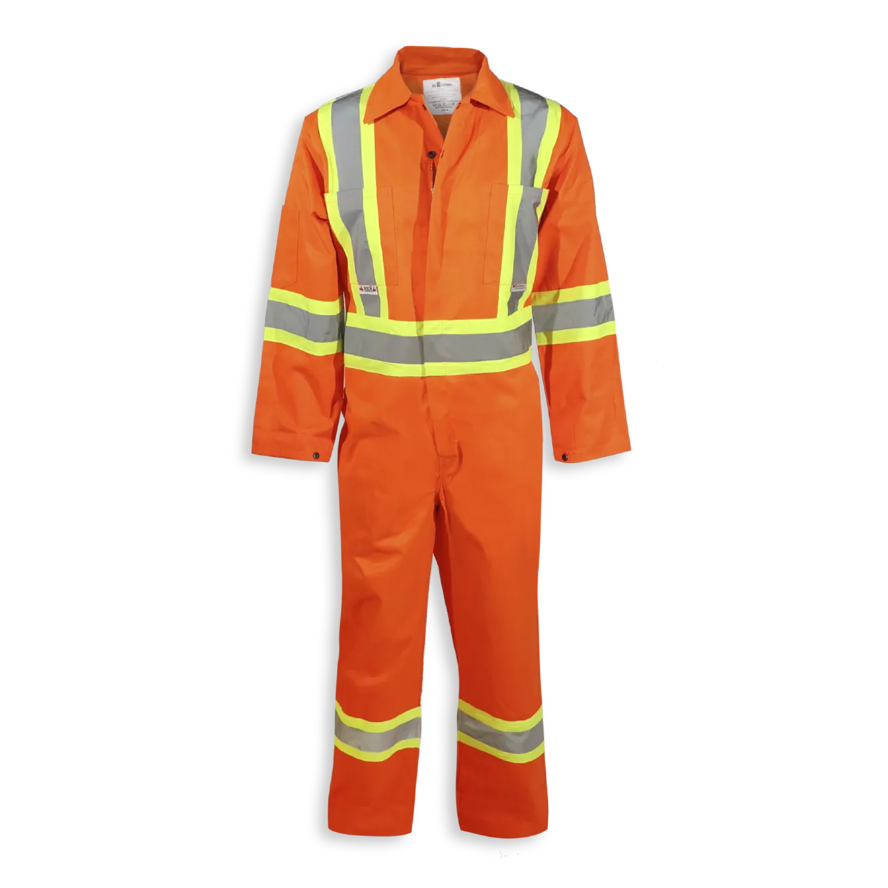 BigKClothing - BK1701 Hi Vis Orange Traffic Safety Coverall