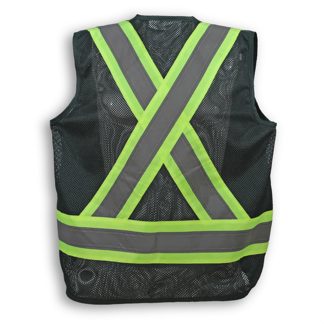BigKClothing - BK402FG-MESH Forest Green 300D Polyester Mesh Surveyor Vest - Image 2