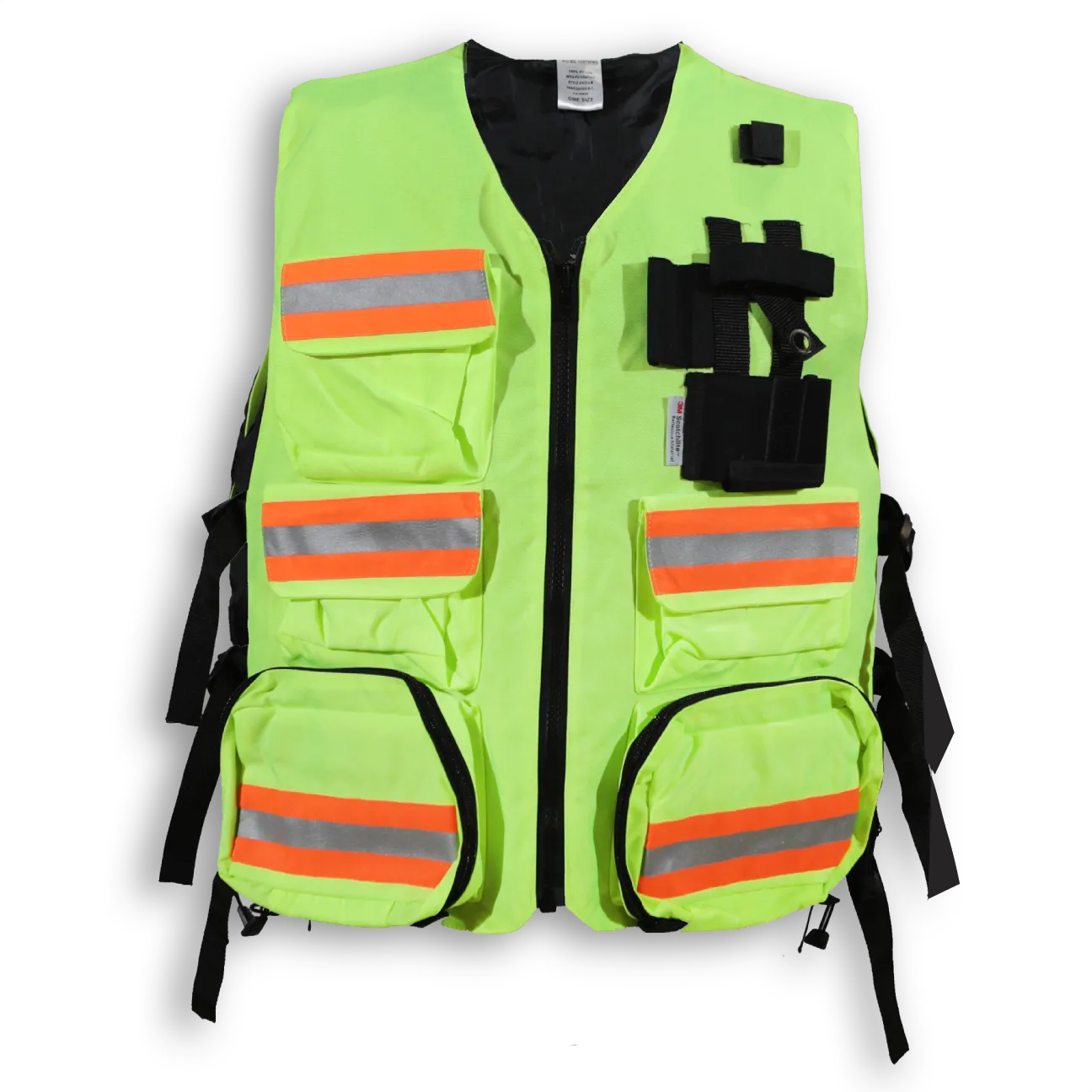 BigKClothing - BK625LM Lime First Aid Safety Vest