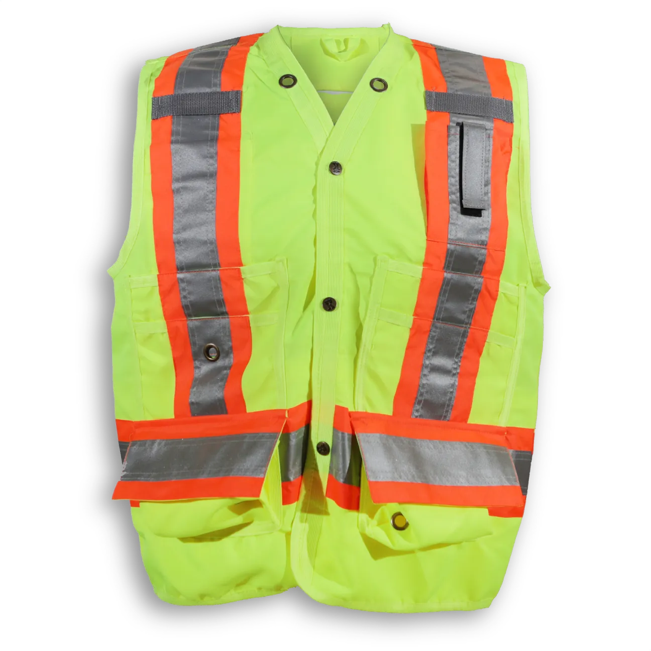 BigKClothing - BKECONOSURV-LM 150D Lime Econo Surveyor Vest