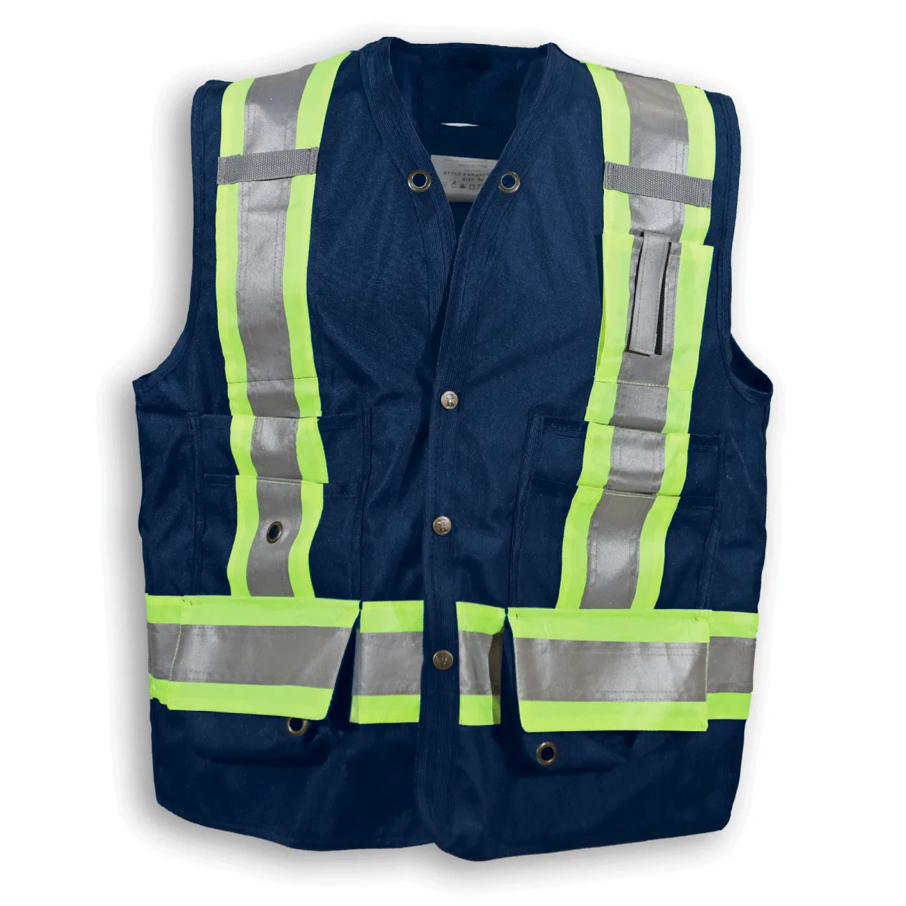 BigKClothing - BKECONOSURV-NV 150D Navy Blue Econo Surveyor Vest