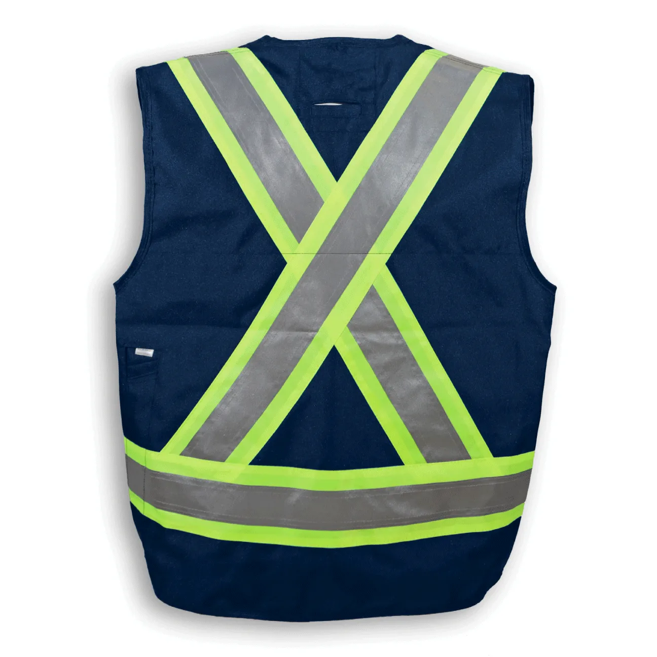 BigKClothing - BKECONOSURV-NV 150D Navy Blue Econo Surveyor Vest - Image 2