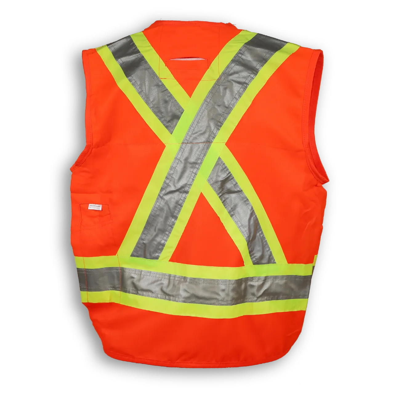 BigKClothing - BKECONOSURV-ORG 150D Orange Econo Surveyor Vest - Image 2